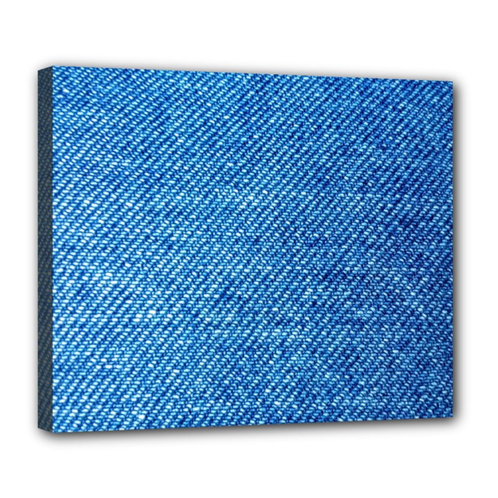 Jeans Blue  Deluxe Canvas 24  x 20  (Stretched)