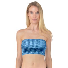 Jeans Blue  Bandeau Top by artworkshop