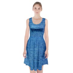 Jeans Blue  Racerback Midi Dress by artworkshop