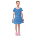 Jeans Blue  Kids  Short Sleeve Velvet Dress View1