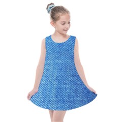 Jeans Blue  Kids  Summer Dress by artworkshop