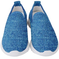 Jeans Blue  Kids  Slip On Sneakers by artworkshop