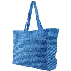 Jeans Blue  Simple Shoulder Bag by artworkshop