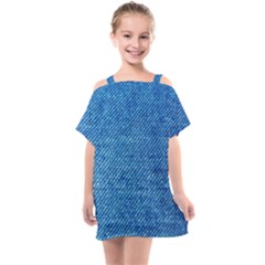 Jeans Blue  Kids  One Piece Chiffon Dress by artworkshop