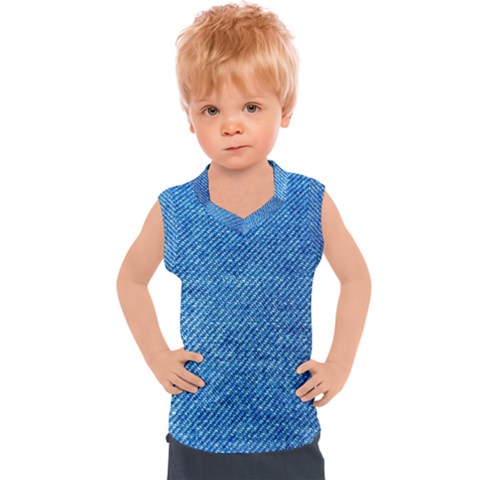 Jeans Blue  Kids  Sport Tank Top by artworkshop