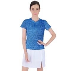 Jeans Blue  Women s Sports Top by artworkshop