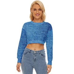 Jeans Blue  Lightweight Long Sleeve Sweatshirt by artworkshop