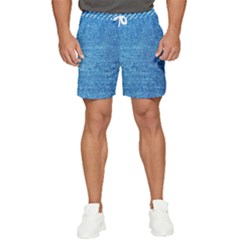 Jeans Blue  Men s Runner Shorts by artworkshop