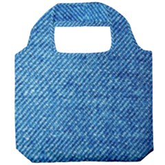 Jeans Blue  Foldable Grocery Recycle Bag by artworkshop