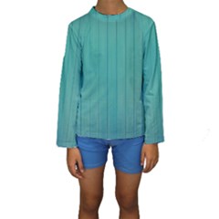 Green Surface  Kids  Long Sleeve Swimwear by artworkshop