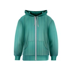 Green Surface  Kids  Zipper Hoodie by artworkshop