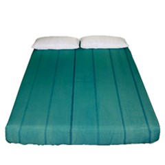 Green Surface  Fitted Sheet (queen Size) by artworkshop