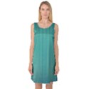 Green Surface  Sleeveless Satin Nightdress View1