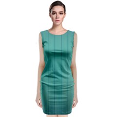 Green Surface  Classic Sleeveless Midi Dress by artworkshop