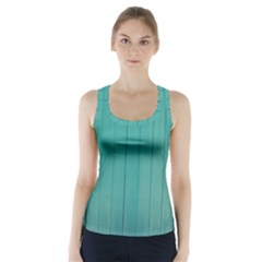 Green Surface  Racer Back Sports Top by artworkshop