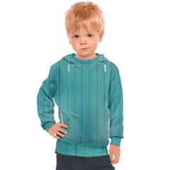 Green Surface  Kids  Hooded Pullover by artworkshop