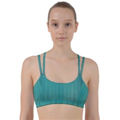 Green Surface  Line Them Up Sports Bra by artworkshop