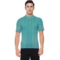 Green Surface  Men s Short Sleeve Rash Guard by artworkshop