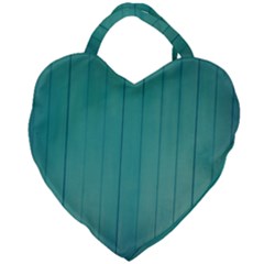 Green Surface  Giant Heart Shaped Tote by artworkshop