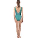 Green Surface  Center Cut Out Swimsuit View2