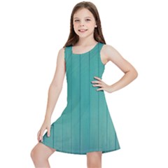 Green Surface  Kids  Lightweight Sleeveless Dress by artworkshop