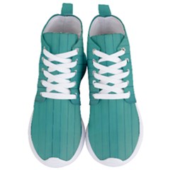 Green Surface  Women s Lightweight High Top Sneakers by artworkshop