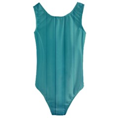 Green Surface  Kids  Cut-out Back One Piece Swimsuit by artworkshop