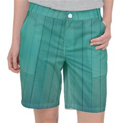 Green Surface  Pocket Shorts by artworkshop