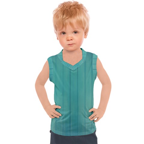 Green Surface  Kids  Sport Tank Top by artworkshop