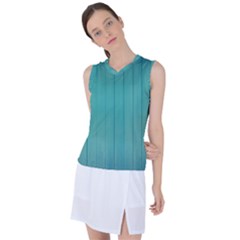 Green Surface  Women s Sleeveless Sports Top by artworkshop