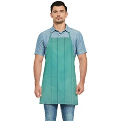 Green Surface  Kitchen Apron by artworkshop