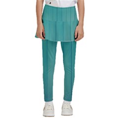 Green Surface  Kids  Skirted Pants by artworkshop