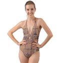 Architecture  Halter Cut-Out One Piece Swimsuit View1