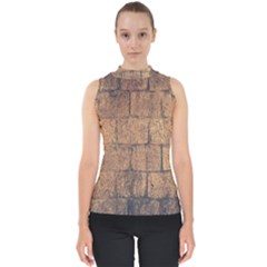 Architecture  Mock Neck Shell Top by artworkshop