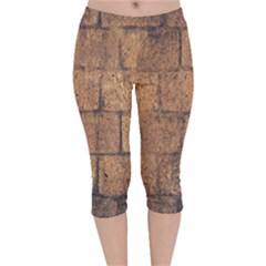 Architecture  Velvet Capri Leggings  by artworkshop