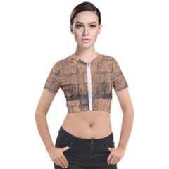 Architecture  Short Sleeve Cropped Jacket by artworkshop