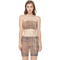 Architecture  Stretch Shorts And Tube Top Set by artworkshop