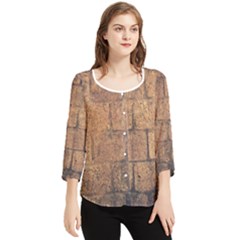 Architecture  Chiffon Quarter Sleeve Blouse by artworkshop