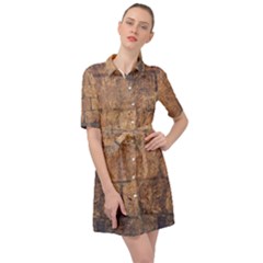 Architecture  Belted Shirt Dress by artworkshop