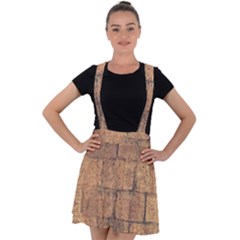  Wallpaper Architecture Velvet Suspender Skater Skirt by artworkshop