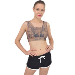  Wallpaper Architecture V-back Sports Bra by artworkshop