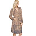  Wallpaper Architecture Long Sleeve Velour Robe View3