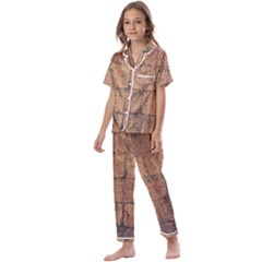  Wallpaper Architecture Kids  Satin Short Sleeve Pajamas Set by artworkshop