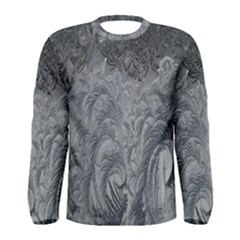 Ice Frost Crystals Men s Long Sleeve Tee by artworkshop