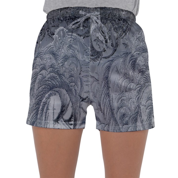 Ice Frost Crystals Sleepwear Shorts