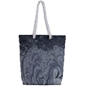 Ice Frost Crystals Full Print Rope Handle Tote (Small) View2