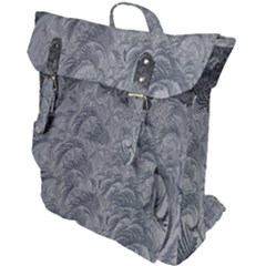 Ice Frost Crystals Buckle Up Backpack by artworkshop