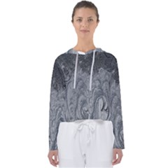 Ice Frost Crystals Women s Slouchy Sweat by artworkshop