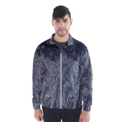 Ice Frost Crystals Men s Windbreaker by artworkshop