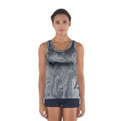 Ice Frost Crystals Sport Tank Top  by artworkshop